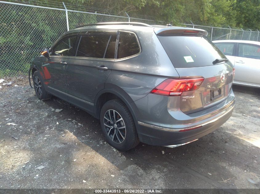 2021 VOLKSWAGEN TIGUAN SE/SE R-LINE BLACK/SEL VIN: 3VV2B7AXXMM115961