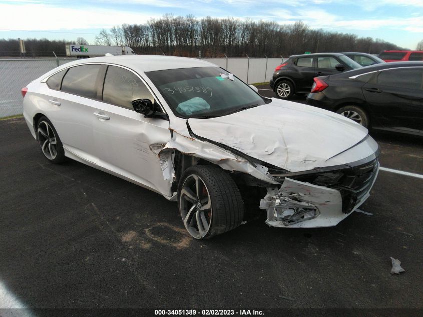 2020 HONDA ACCORD SEDAN SPORT VIN: 1HGCV1F37LA041313