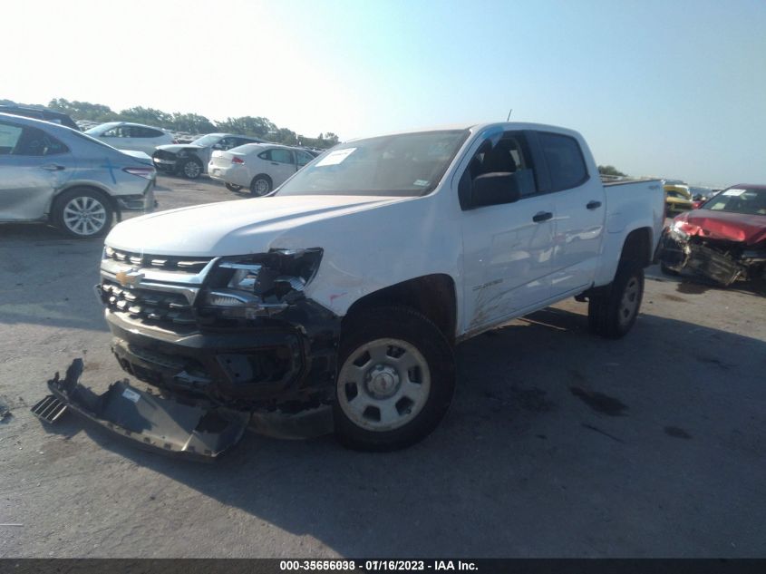 2022 CHEVROLET COLORADO 4WD WORK TRUCK VIN: 1GCGTBEN6N1183718