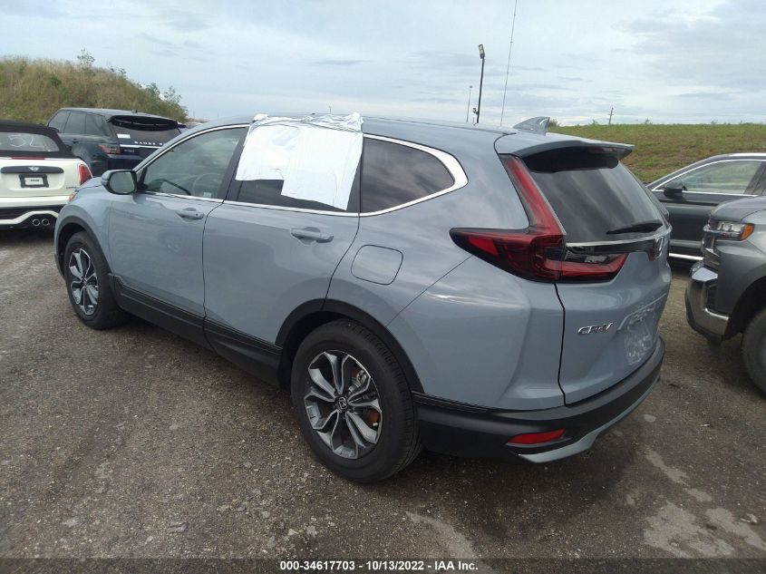 2022 HONDA CR-V EX-L VIN: 5J6RW1H8XNA008270