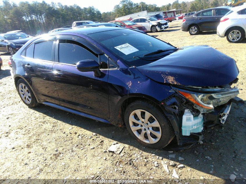 2022 TOYOTA COROLLA LE VIN: JTDEPMAEXNJ199322