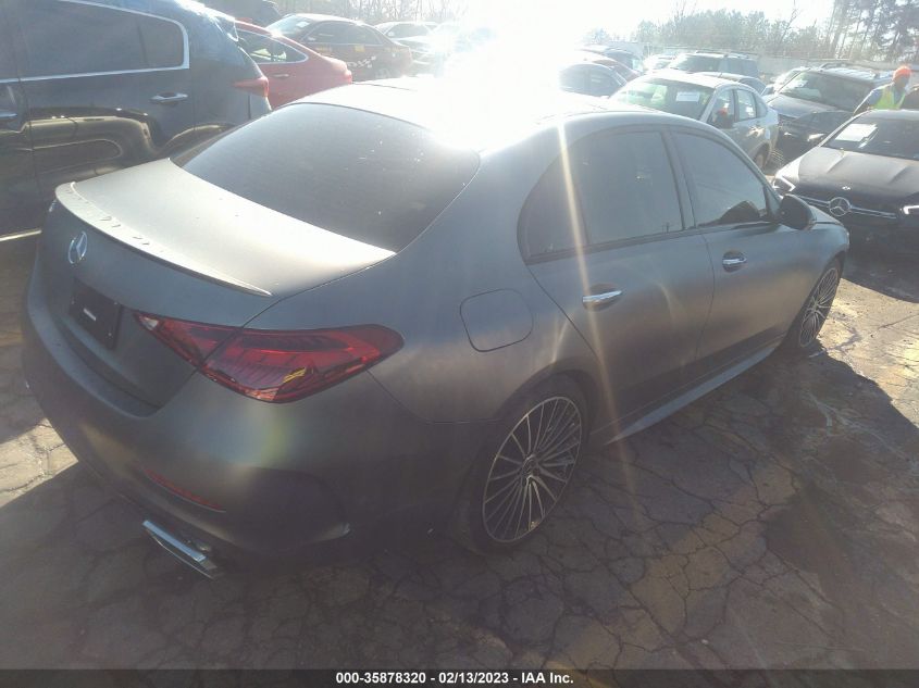 2022 MERCEDES-BENZ C-CLASS C 300 VIN: W1KAF4GB2NR052854