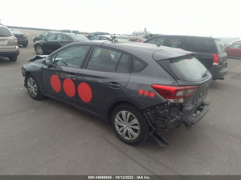 2022 SUBARU IMPREZA VIN: 4S3GTAB6XN3713555