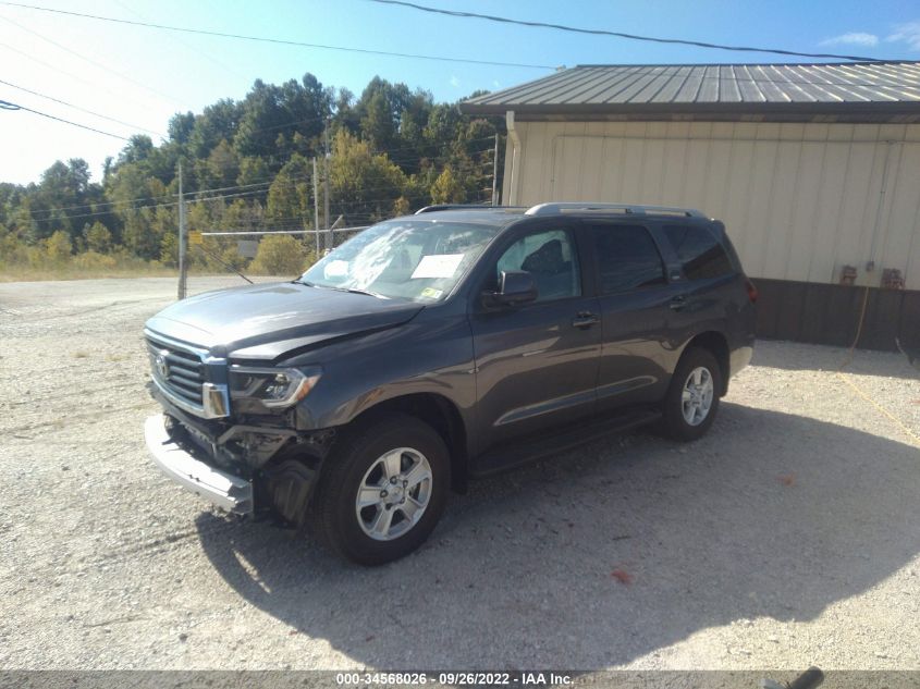 2022 TOYOTA SEQUOIA SR5 VIN: 5TDAY5B13NS189442