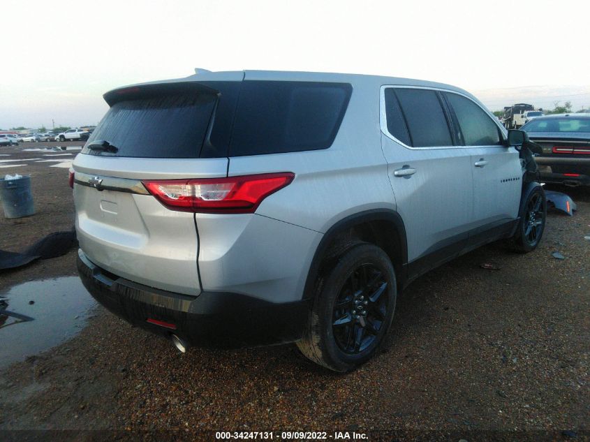2021 CHEVROLET TRAVERSE LS VIN: 1GNERFKW7MJ232442