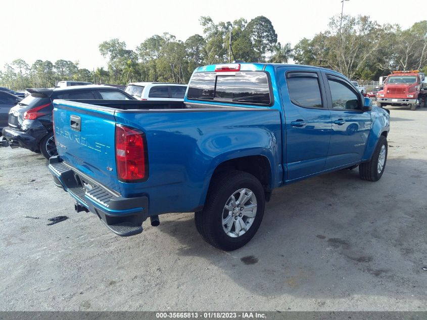 2021 CHEVROLET COLORADO 2WD LT VIN: 1GCGSCEN9M1291340