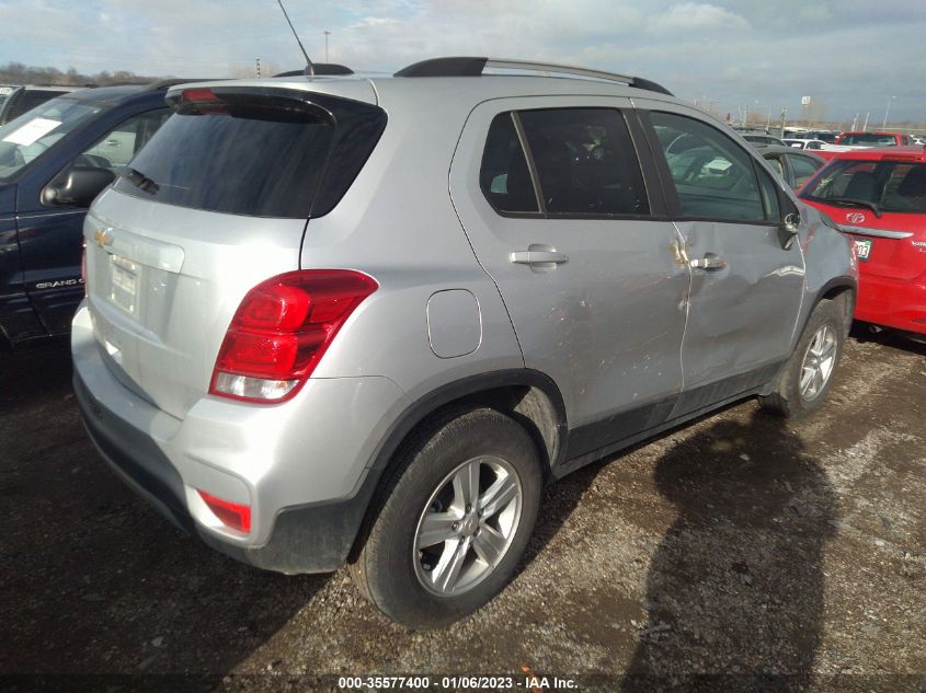 2022 CHEVROLET TRAX LT VIN: KL7CJPSM3NB518308
