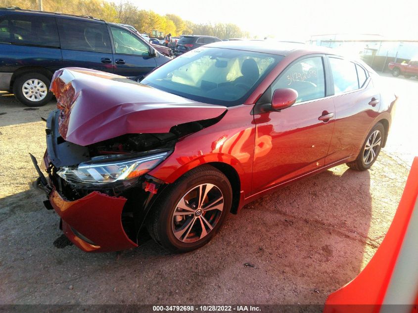 2021 NISSAN SENTRA SV VIN: 3N1AB8CV6MY291235