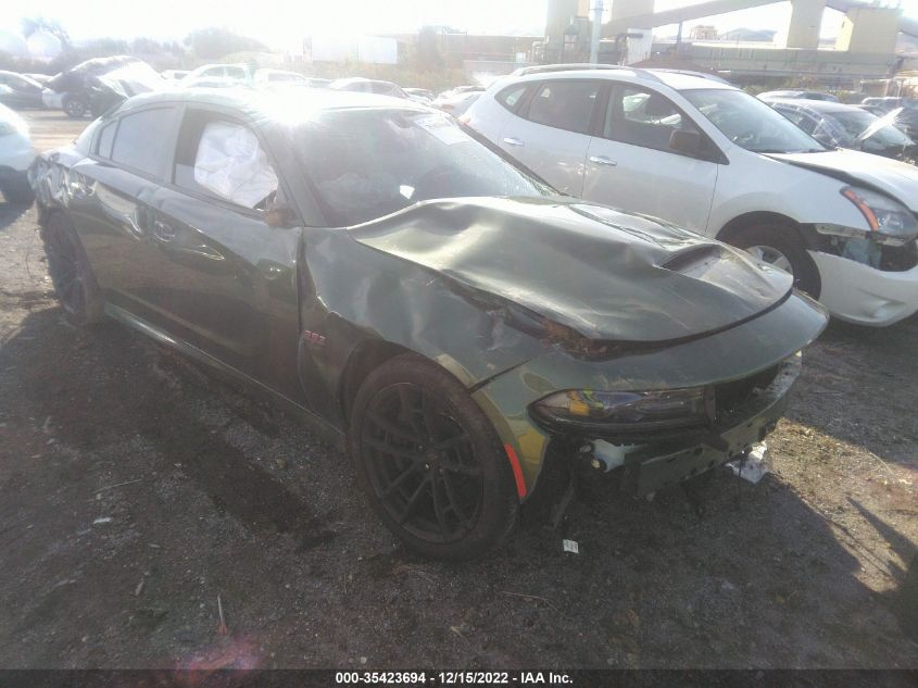 2021 DODGE CHARGER SCAT PACK VIN: 2C3CDXGJ3MH576874