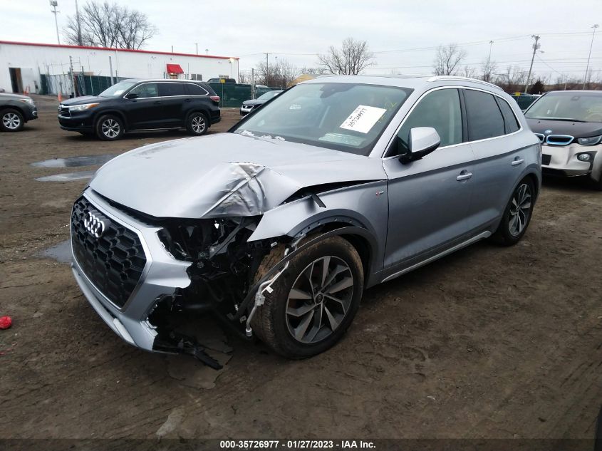 2022 AUDI Q5 S LINE PREMIUM PLUS VIN: WA1EAAFY7N2069232