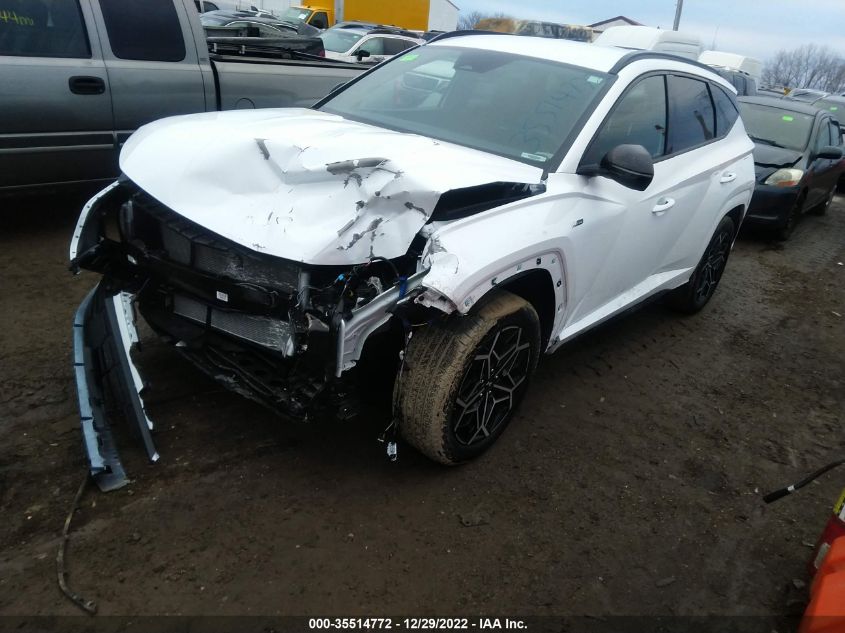 2022 HYUNDAI TUCSON N LINE VIN: KM8JFCAEXNU162826
