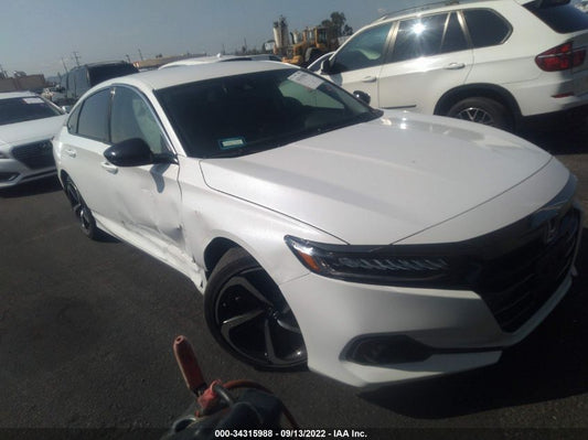 2021 HONDA ACCORD SEDAN SPORT SE VIN: 1HGCV1F41MA118106
