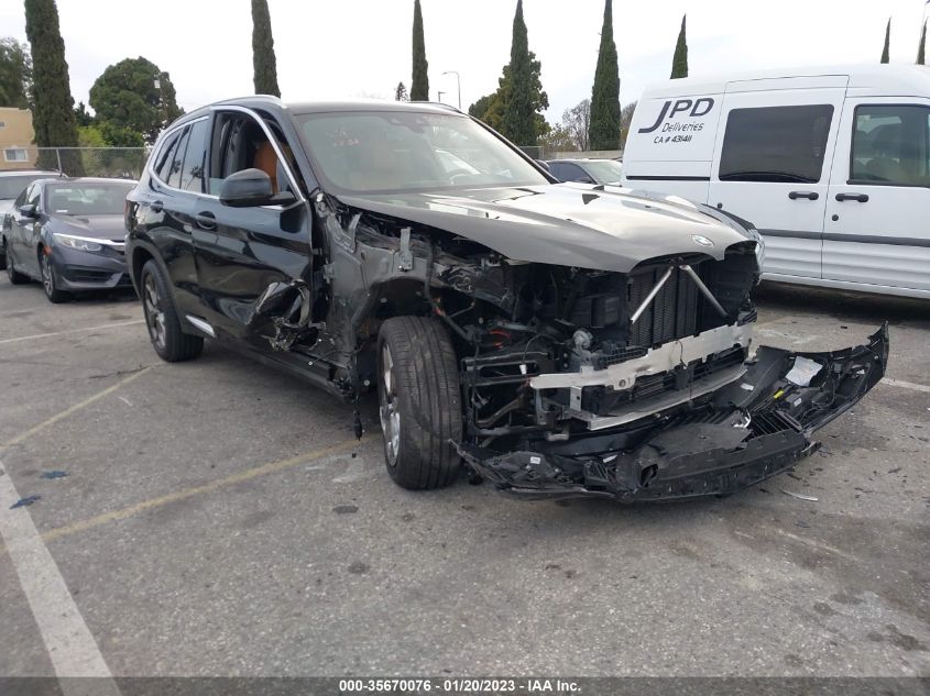 2021 BMW X3 SDRIVE30I VIN: 5UXTY3C06M9G98233