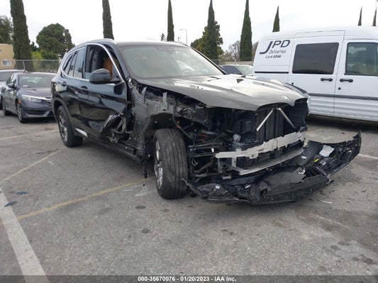 2021 BMW X3 SDRIVE30I VIN: 5UXTY3C06M9G98233
