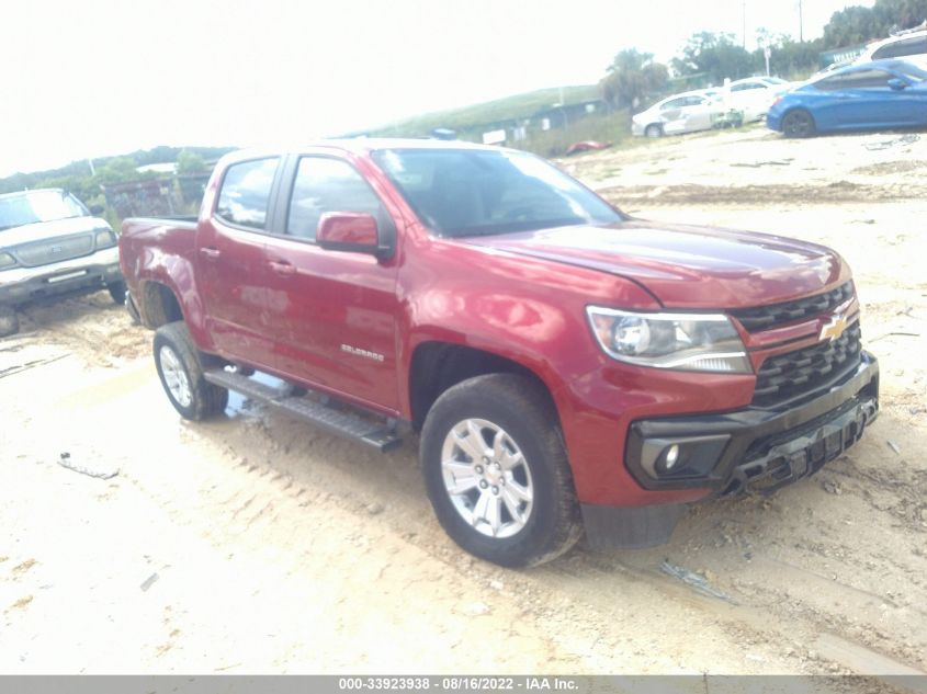 2021 CHEVROLET COLORADO 2WD LT VIN: 1GCGSCEN2M1278509