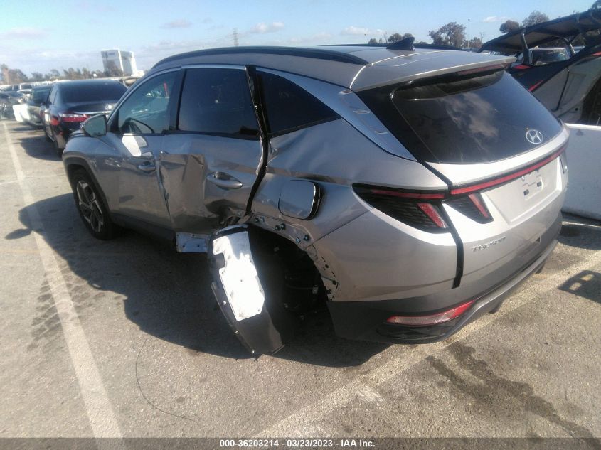 2022 HYUNDAI TUCSON HYBRID LIMITED VIN: KM8JECA11NU074683