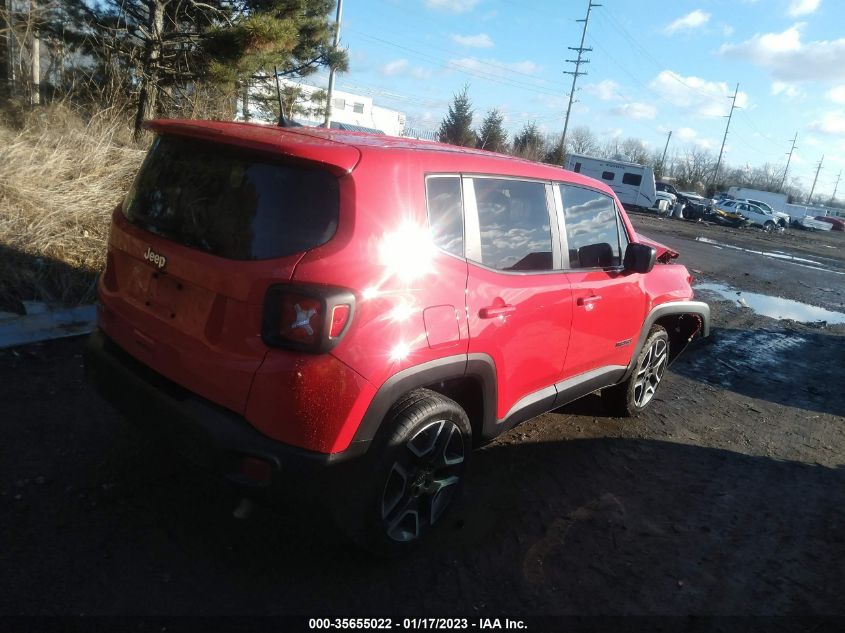 2021 JEEP RENEGADE JEEPSTER VIN: ZACNJDAB7MPM55533