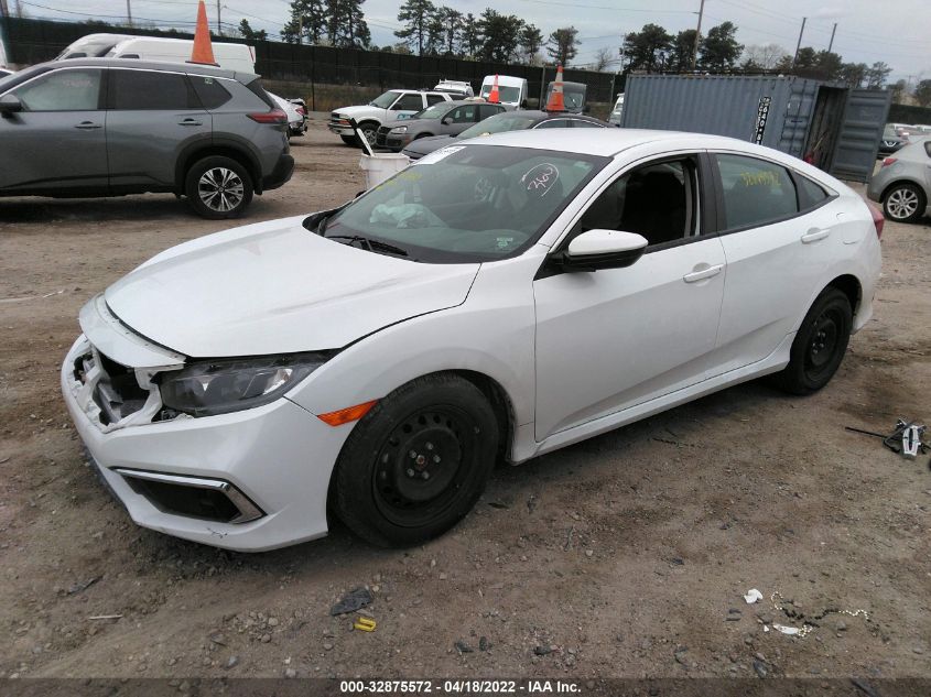 2021 HONDA CIVIC SEDAN LX VIN: 2HGFC2F62MH533463