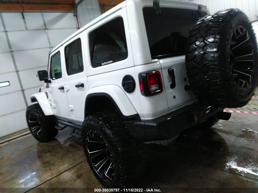 2020 JEEP WRANGLER UNLIMITED SAHARA VIN: 1C4HJXEN7LW109294