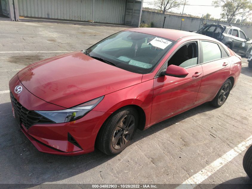 2022 HYUNDAI ELANTRA SEL VIN: KMHLM4AG3NU282019
