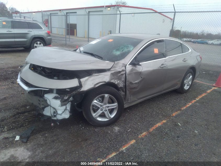 2022 CHEVROLET MALIBU LS VIN: 1G1ZB5STXNF192059