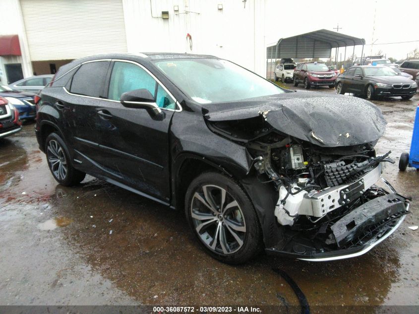 2022 LEXUS RX RX 450H VIN: 2T2HGMDA2NC091919