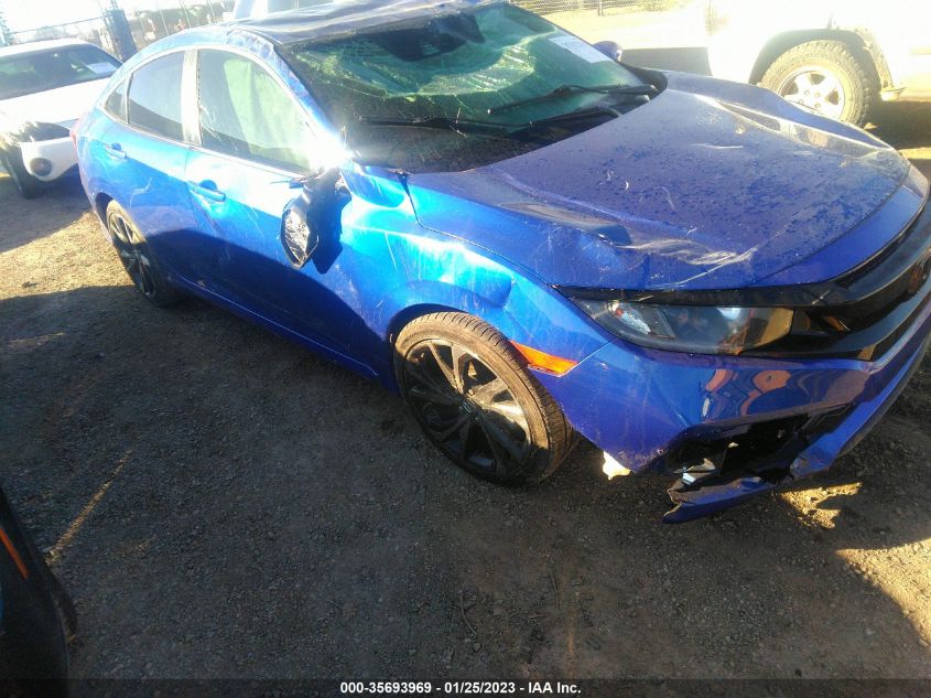2021 HONDA CIVIC SEDAN SPORT VIN: 2HGFC2F89MH522834