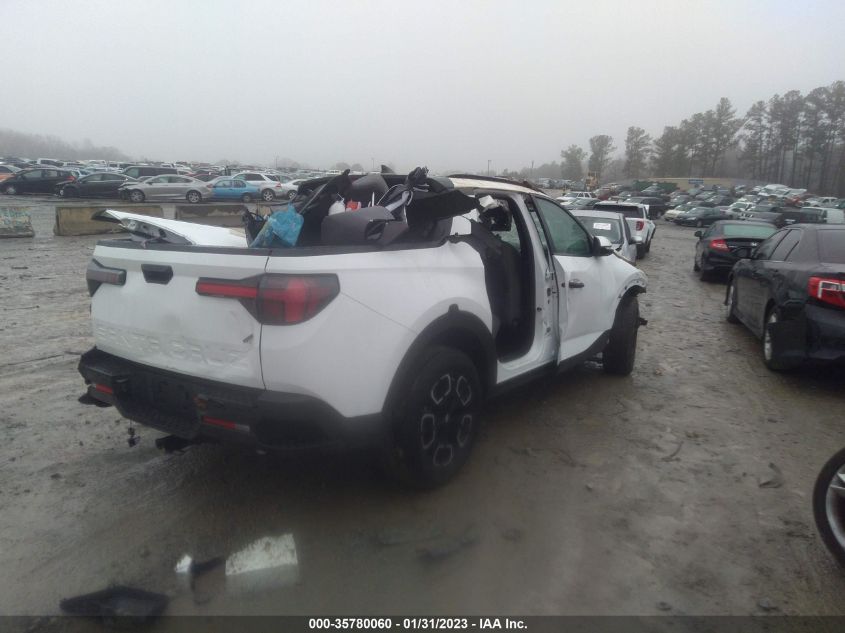 2022 HYUNDAI SANTA CRUZ SEL VIN: 5NTJCDAE1NH016295