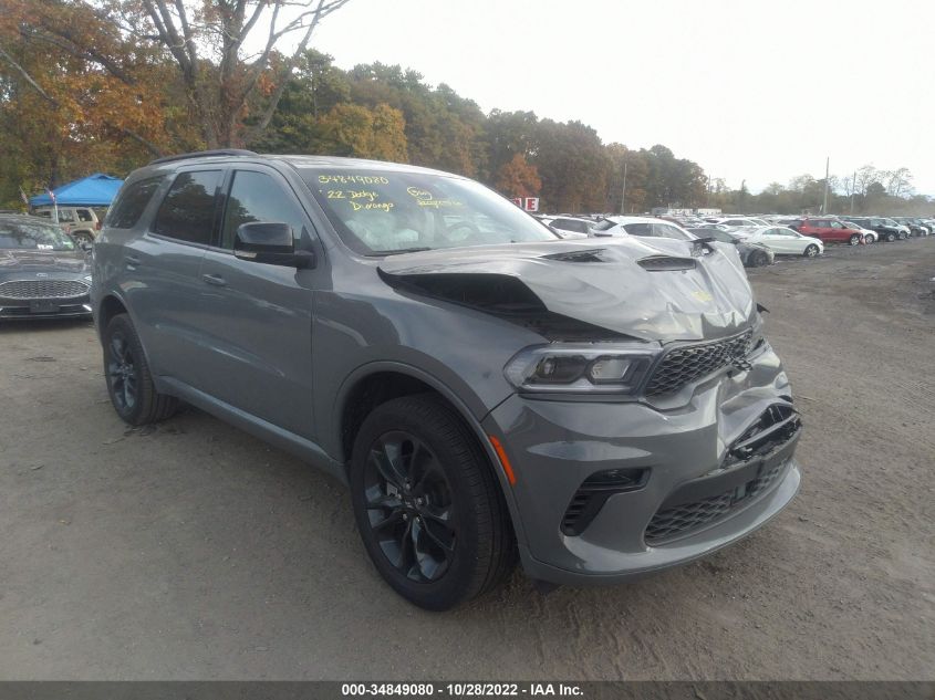 2022 DODGE DURANGO GT PLUS VIN: 1C4RDJDG1NC187313