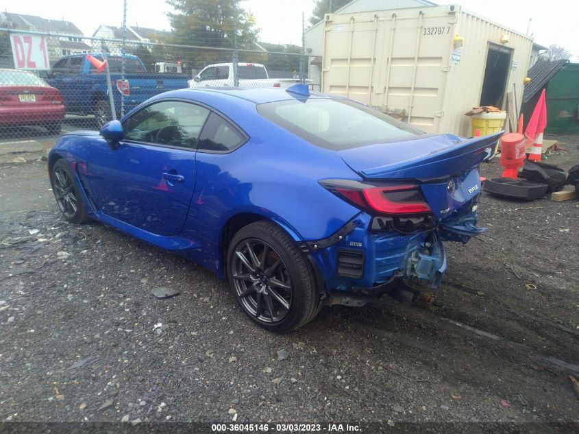 2022 SUBARU BRZ PREMIUM VIN: JF1ZDBB11N9702866