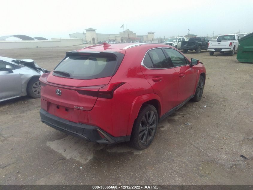 2022 LEXUS UX UX 200 F SPORT VIN: JTHE3JBH7N2046005