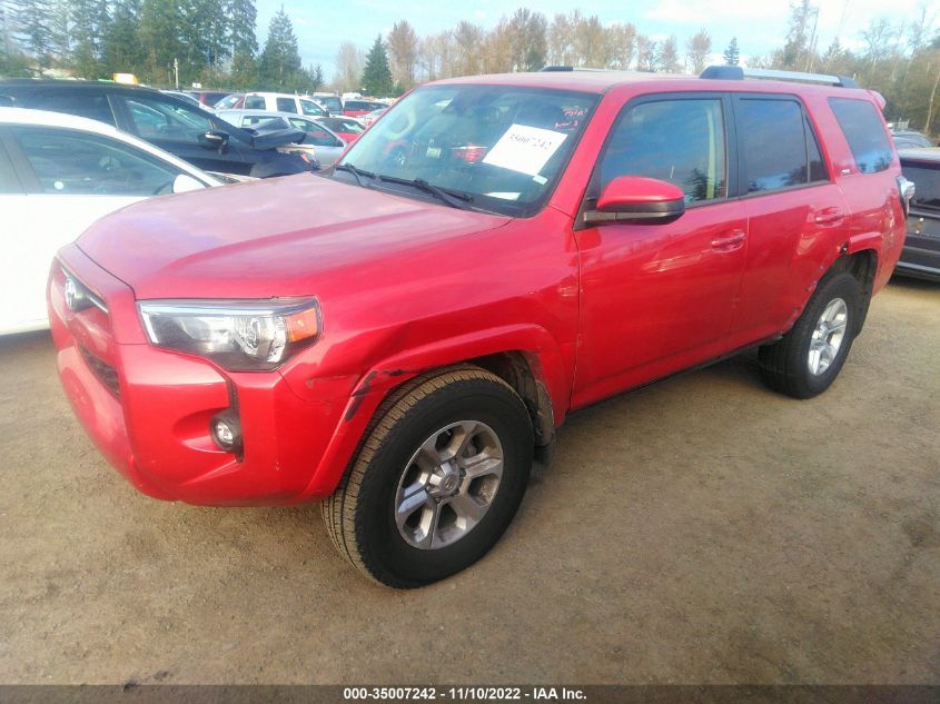 2021 TOYOTA 4RUNNER SR5 VIN: JTEEU5JR7M5237075