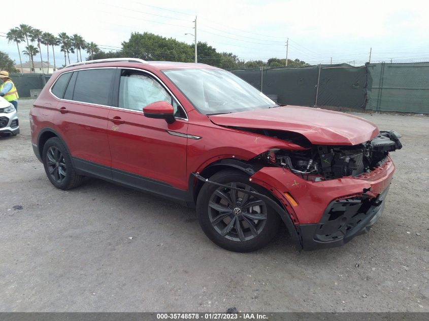 2022 VOLKSWAGEN TIGUAN SE VIN: 3VV3B7AXXNM163823