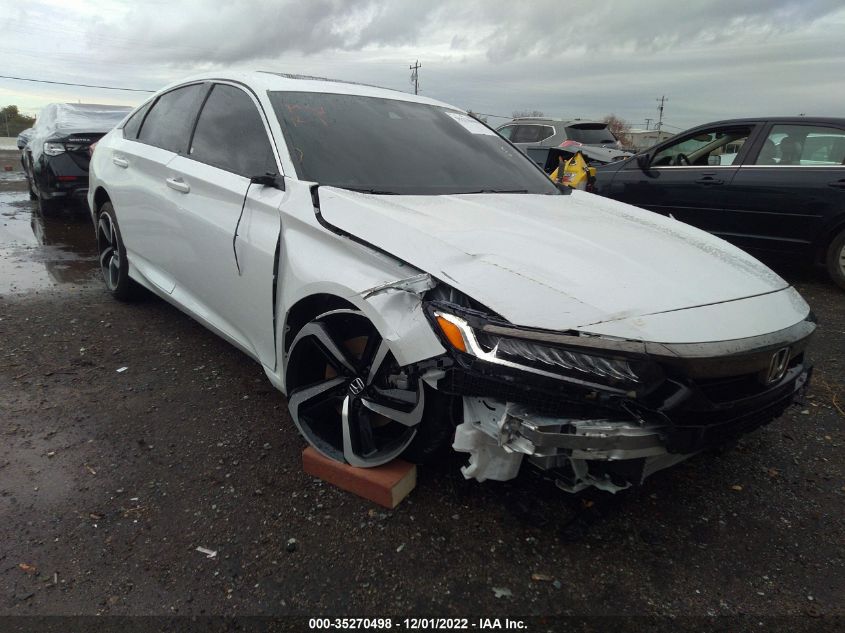 2022 HONDA ACCORD SEDAN SPORT VIN: 1HGCV2F32NA016215