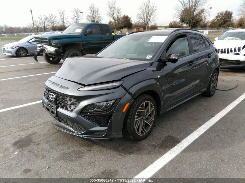 2022 HYUNDAI KONA N LINE VIN: KM8K3CA39NU811351