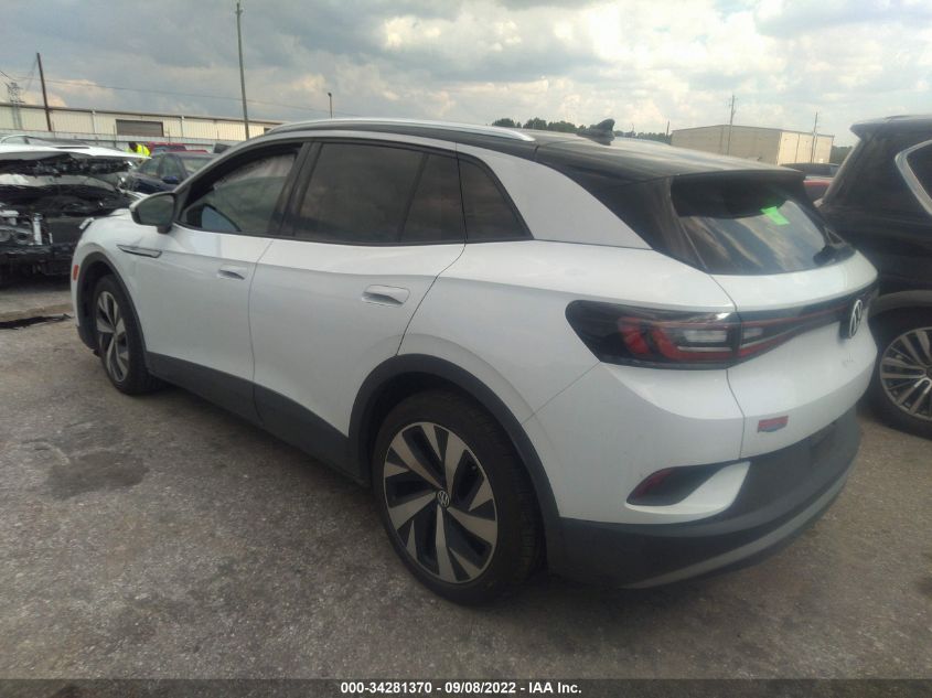 2021 VOLKSWAGEN ID.4 PRO S VIN: WVGKMPE27MP058972