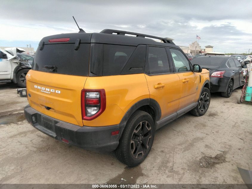 2022 FORD BRONCO SPORT OUTER BANKS VIN: 3FMCR9C66NRD45303