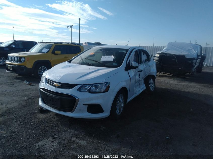 2020 CHEVROLET SONIC LT VIN: 1G1JD5SB3L4142787