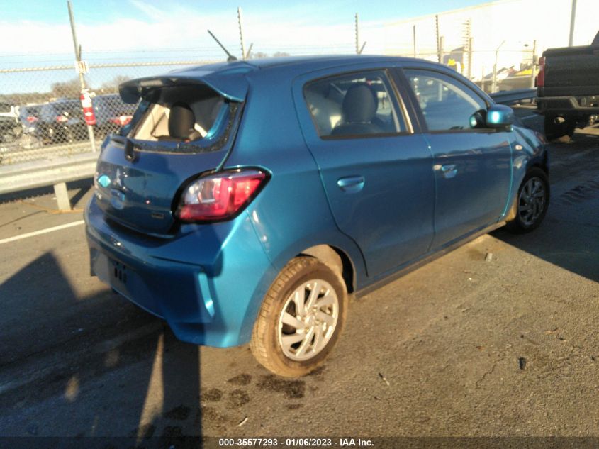 2022 MITSUBISHI MIRAGE ES/LE VIN: ML32AUHJ9NH005316