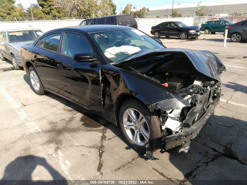 2022 DODGE CHARGER SXT VIN: 2C3CDXBG2NH152485