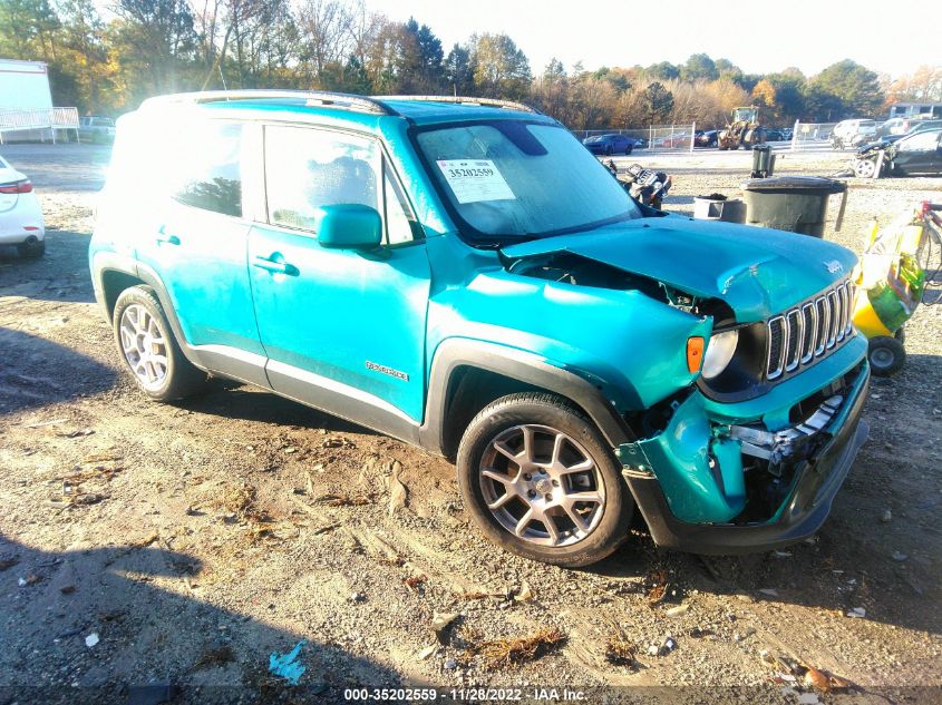 2020 JEEP RENEGADE LATITUDE VIN: ZACNJABBXLPL72027