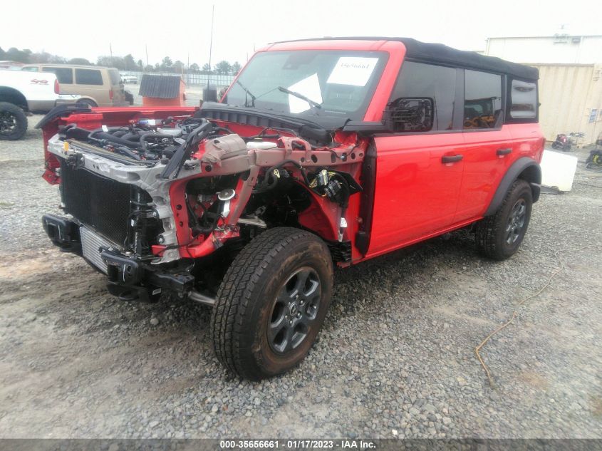 2022 FORD BRONCO BASE/BIG BEND VIN: 1FMDE5BH3NLA84447