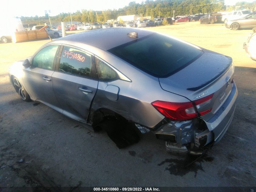 2022 HONDA ACCORD SEDAN SPORT VIN: 1HGCV1F38NA023020