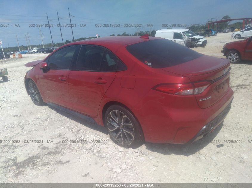 2020 TOYOTA COROLLA SE VIN: 5YFM4RCE2LP052693