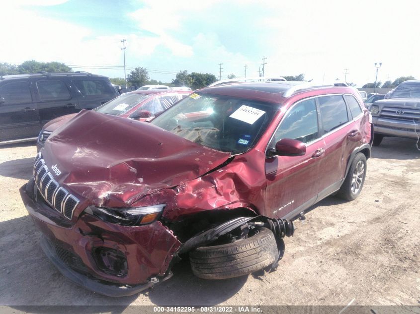 2020 JEEP CHEROKEE LATITUDE PLUS VIN: 1C4PJLLB0LD629796