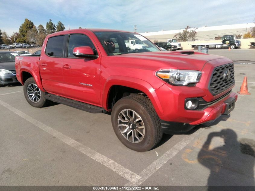 2022 TOYOTA TACOMA 4WD SR/SR5/TRD SPORT VIN: 3TMCZ5AN0NM504191