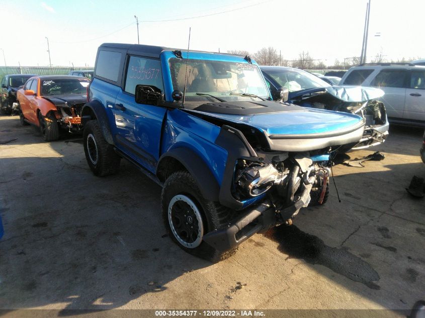 2021 FORD BRONCO BLACK DIAMOND VIN: 1FMDE5CH1MLA64534