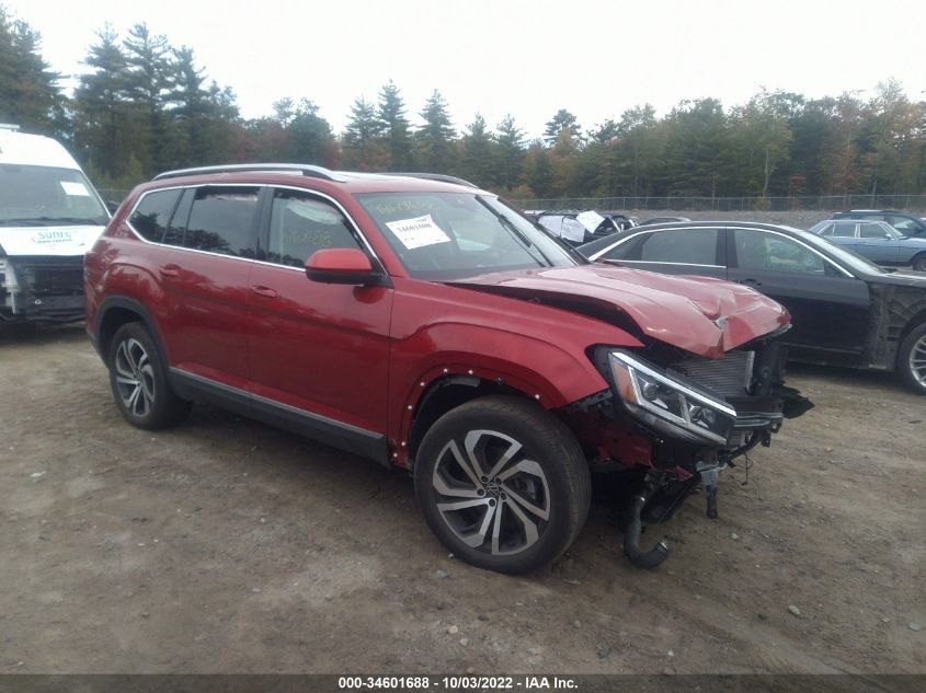 2021 VOLKSWAGEN ATLAS 2.0T SEL PREMIUM VIN: 1V2TP2CA8MC567472