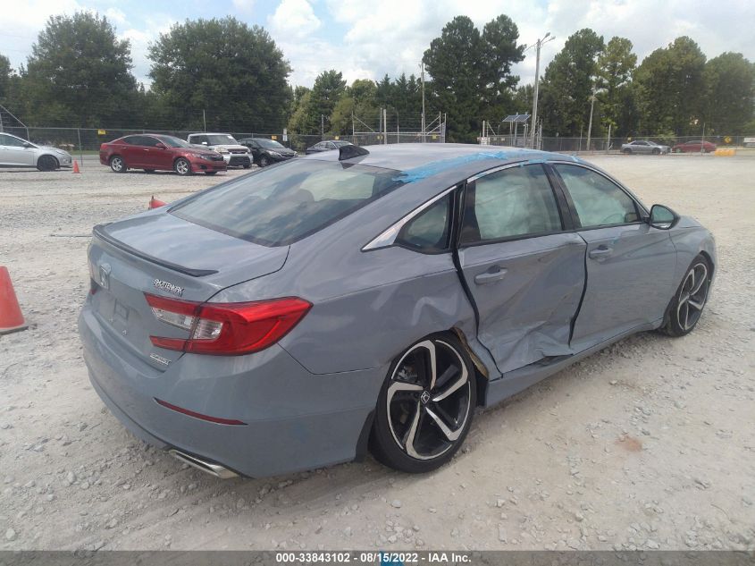 2022 HONDA ACCORD SEDAN SPORT SE VIN: 1HGCV1F43NA052823