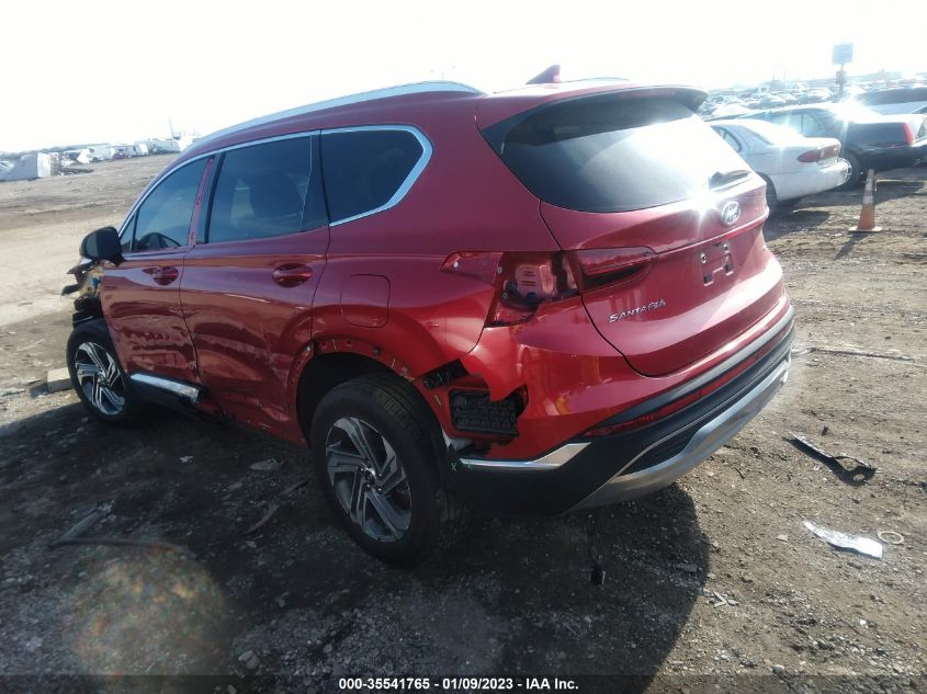 2021 HYUNDAI SANTA FE SEL VIN: 5NMS2DAJ9MH367924